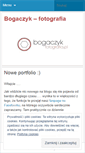 Mobile Screenshot of bogaczyk.wordpress.com