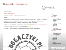 Tablet Screenshot of bogaczyk.wordpress.com