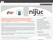 Tablet Screenshot of nijuc.wordpress.com