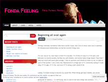 Tablet Screenshot of fondafeeling.wordpress.com