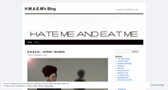 Desktop Screenshot of hatemeandeatme.wordpress.com