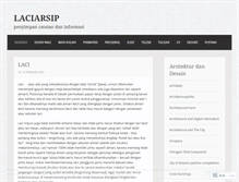 Tablet Screenshot of laciarsip.wordpress.com