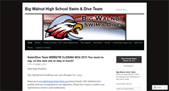 Desktop Screenshot of bdubswim.wordpress.com