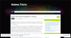 Desktop Screenshot of marinafiesta.wordpress.com