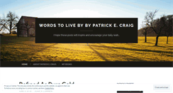 Desktop Screenshot of patrickecraig.wordpress.com