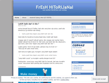 Tablet Screenshot of hitorijanai.wordpress.com
