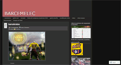 Desktop Screenshot of barcemelec.wordpress.com