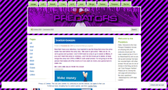 Desktop Screenshot of predatorsofcp.wordpress.com