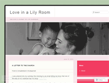 Tablet Screenshot of loveinalilyroom.wordpress.com