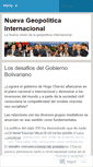 Mobile Screenshot of nuevageopoliticainternacional.wordpress.com