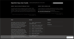 Desktop Screenshot of opensimuser.wordpress.com