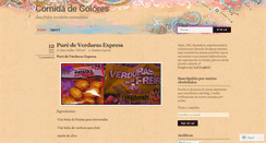Desktop Screenshot of comidadecolores.wordpress.com