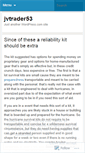 Mobile Screenshot of jvtrader53.wordpress.com