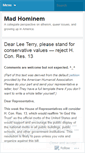 Mobile Screenshot of madhominem.wordpress.com