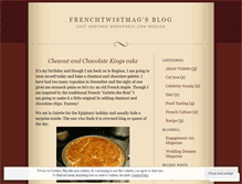Tablet Screenshot of frenchtwistmag.wordpress.com