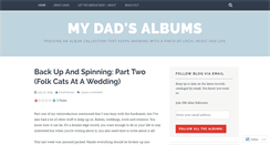 Desktop Screenshot of mydadsalbums.wordpress.com