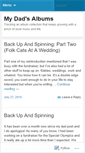 Mobile Screenshot of mydadsalbums.wordpress.com