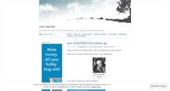 Desktop Screenshot of onenectar.wordpress.com