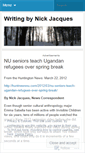 Mobile Screenshot of nickjacques.wordpress.com