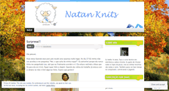 Desktop Screenshot of natanknits.wordpress.com