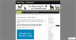 Desktop Screenshot of dailydogs.wordpress.com