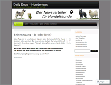 Tablet Screenshot of dailydogs.wordpress.com