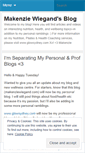 Mobile Screenshot of makenziewiegand.wordpress.com