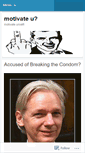 Mobile Screenshot of motivateurself.wordpress.com