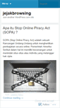Mobile Screenshot of jejakbrowsing.wordpress.com