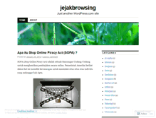 Tablet Screenshot of jejakbrowsing.wordpress.com