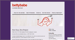 Desktop Screenshot of bettybabe.wordpress.com