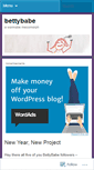Mobile Screenshot of bettybabe.wordpress.com
