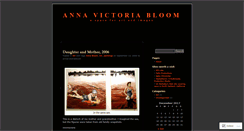 Desktop Screenshot of annavictoriabloom.wordpress.com