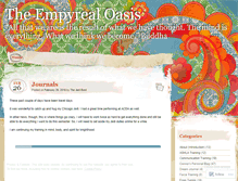 Tablet Screenshot of empyrealoasis.wordpress.com