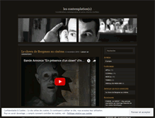 Tablet Screenshot of lescontemplations.wordpress.com