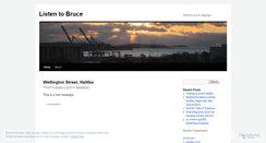 Desktop Screenshot of listentobruce.wordpress.com