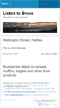 Mobile Screenshot of listentobruce.wordpress.com