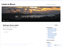 Tablet Screenshot of listentobruce.wordpress.com