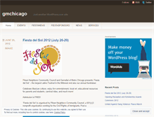 Tablet Screenshot of gmchicago.wordpress.com
