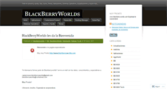 Desktop Screenshot of blackberryworlds.wordpress.com