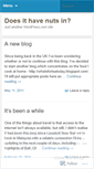Mobile Screenshot of doesithavenutsin.wordpress.com