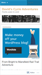 Mobile Screenshot of davidscycleadventures.wordpress.com