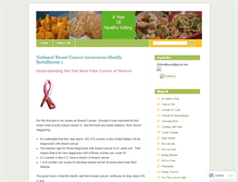 Tablet Screenshot of 365healthyeats.wordpress.com