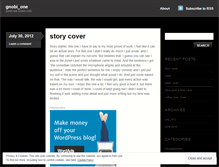 Tablet Screenshot of gnobione.wordpress.com