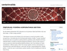 Tablet Screenshot of centarinvalida.wordpress.com