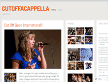 Tablet Screenshot of cutoffacappella.wordpress.com
