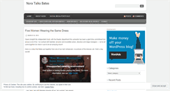 Desktop Screenshot of noratalksbates.wordpress.com