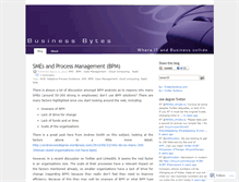 Tablet Screenshot of businessbytes.wordpress.com