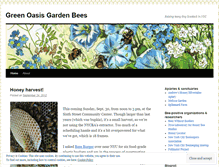 Tablet Screenshot of gogardenbees.wordpress.com