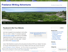 Tablet Screenshot of freelancewritingadventuresblog.wordpress.com